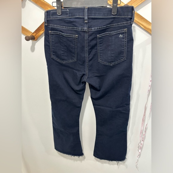 NWOT- RAG N BONE 10” RISE CROP FLARE JEANS - Picture 8 of 11